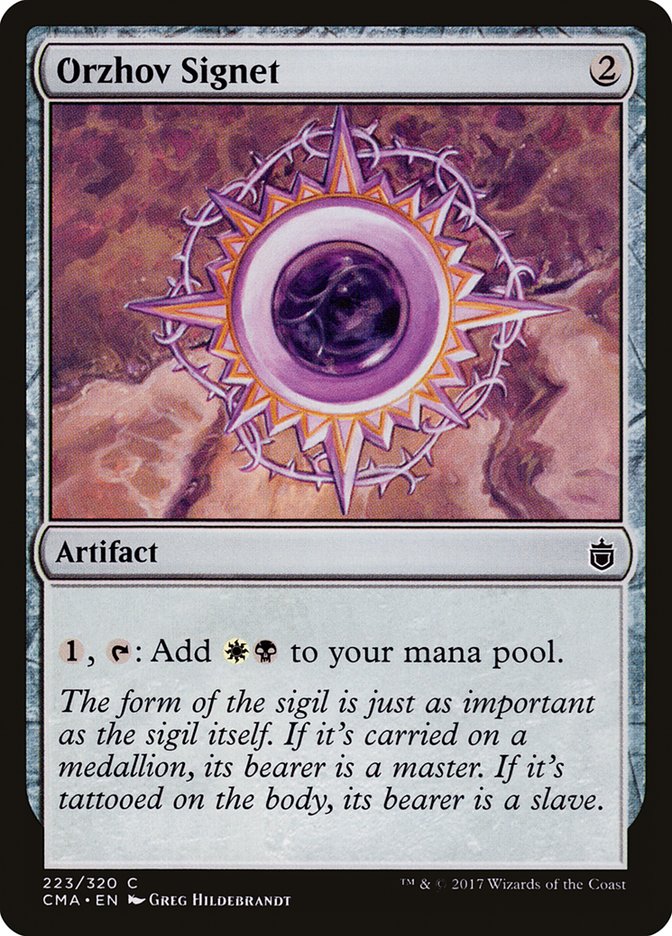 Orzhov Signet (223) [Commander Anthology] | Odin's Place