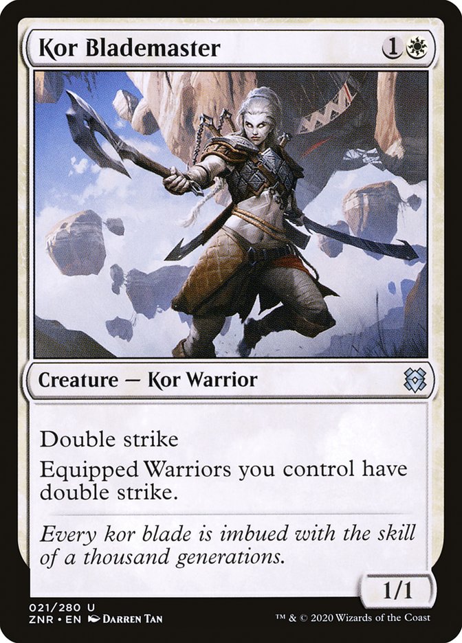 Kor Blademaster [Zendikar Rising] | Odin's Place