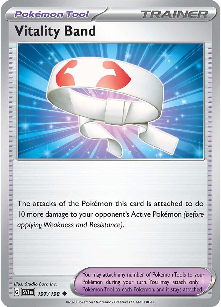 Vitality Band (197/198) [Scarlet & Violet: Base Set] | Odin's Place