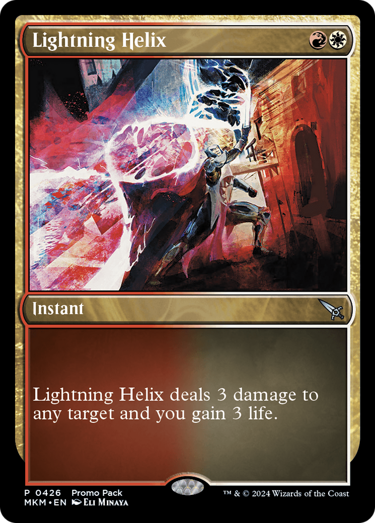 Lightning Helix (Promo Pack) [Murders at Karlov Manor Promos] | Odin's Place