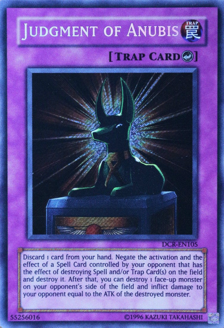 Judgment of Anubis [DCR-EN105] Secret Rare | Odin's Place