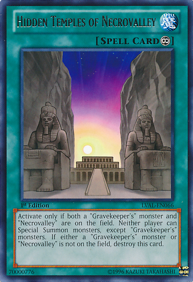 Hidden Temples of Necrovalley [LVAL-EN066] Rare | Odin's Place
