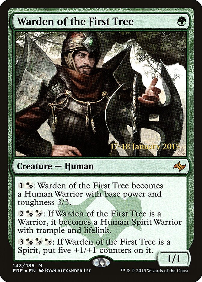 Warden of the First Tree (143) [Fate Reforged Prerelease Promos] | Odin's Place