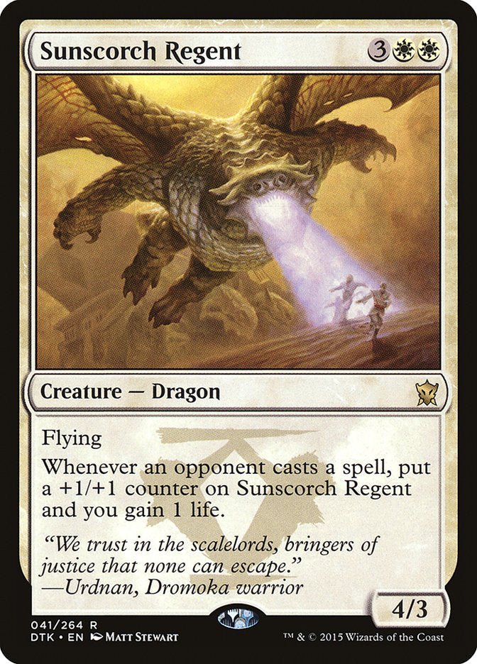 Sunscorch Regent (41) [Dragons of Tarkir] | Odin's Place