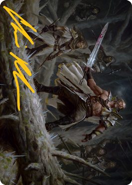 Tovolar, Dire Overlord 1 Art Card (Gold-Stamped Signature) [Innistrad: Midnight Hunt Art Series] | Odin's Place