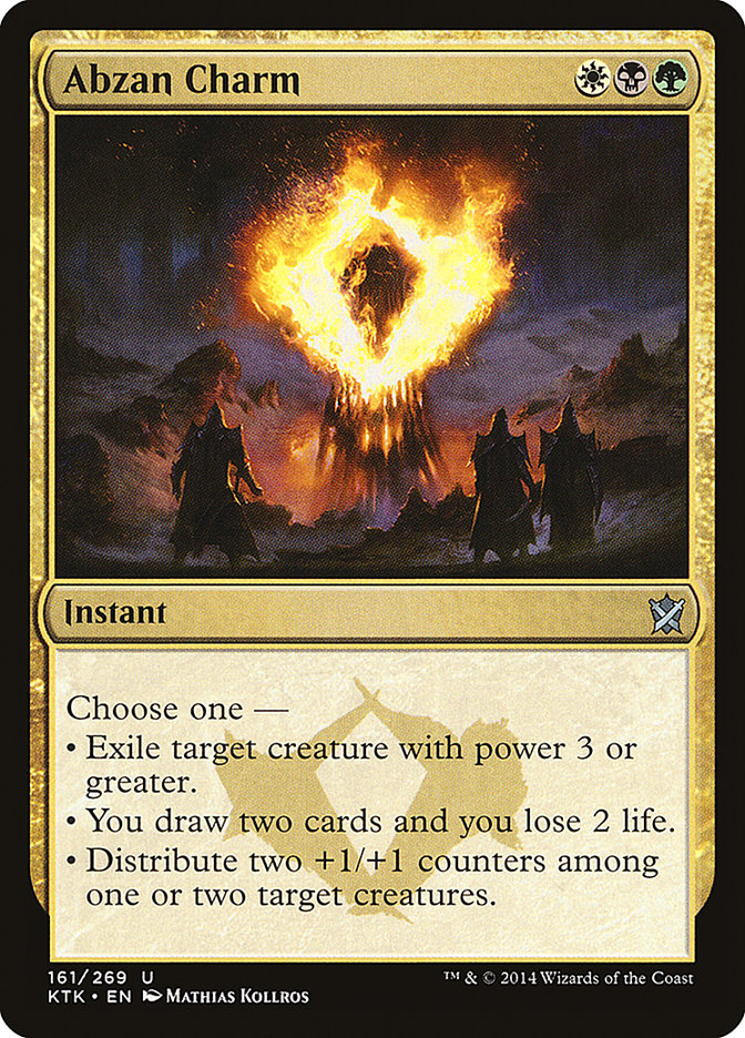 Abzan Charm (161) [Khans of Tarkir] | Odin's Place