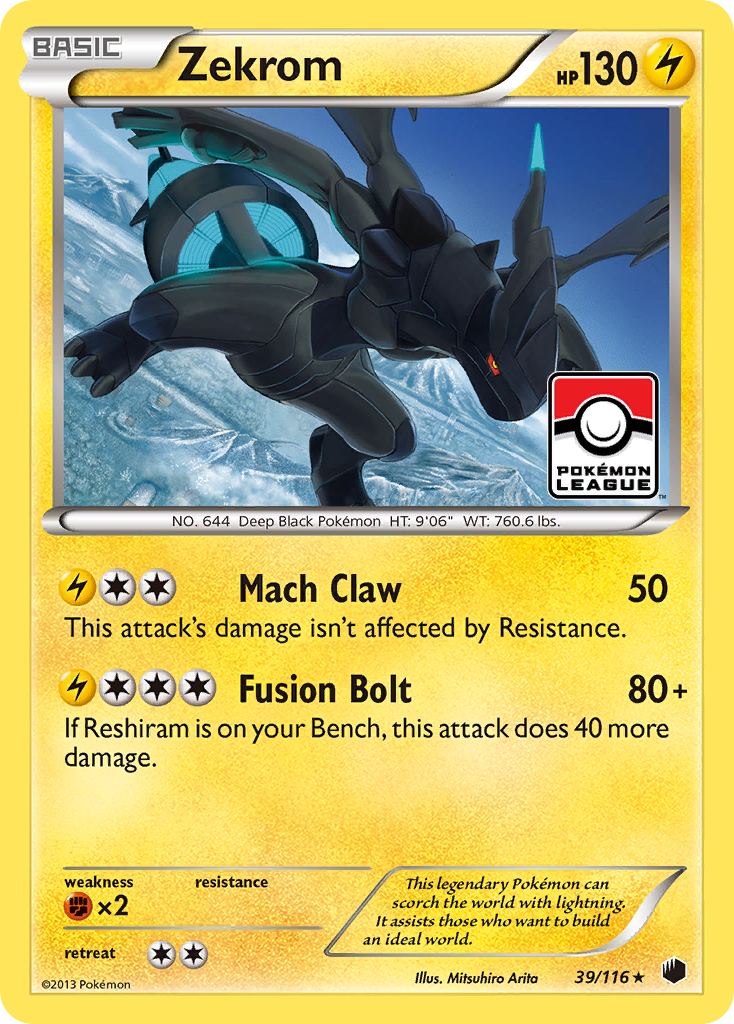 Zekrom (39/116) [Black & White: Plasma Freeze] | Odin's Place