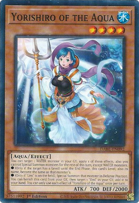 Yorishiro of the Aqua [DABL-EN092] Common | Odin's Place