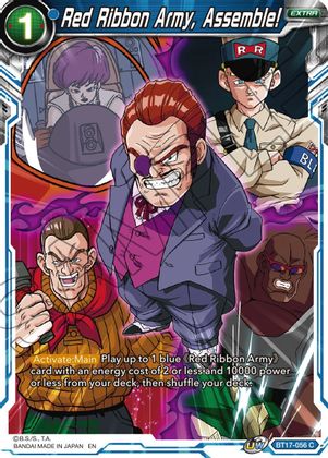 Red Ribbon Army, Assemble! (BT17-056) [Ultimate Squad] | Odin's Place