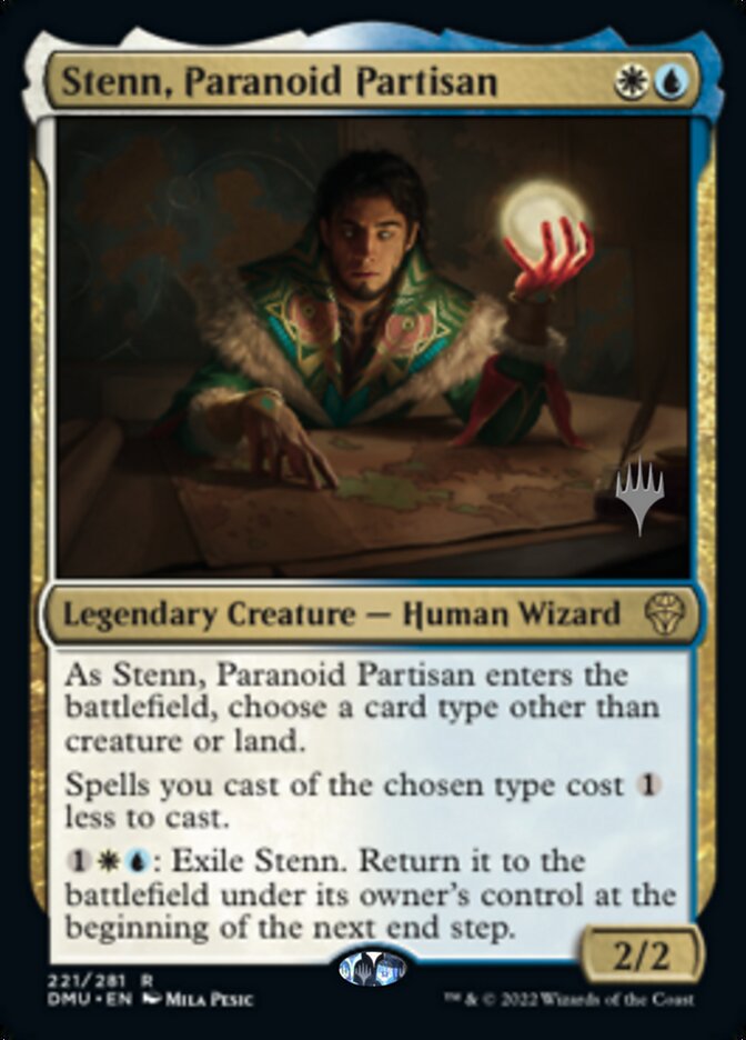 Stenn, Paranoid Partisan (Promo Pack) [Dominaria United Promos] | Odin's Place