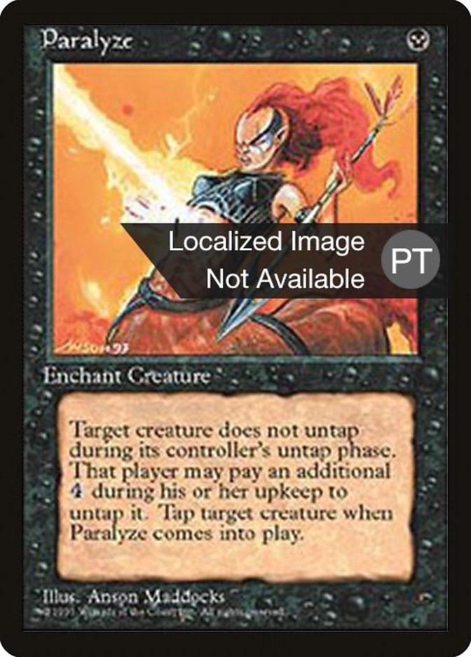 Paralyze [Fourth Edition (Foreign Black Border)] | Odin's Place