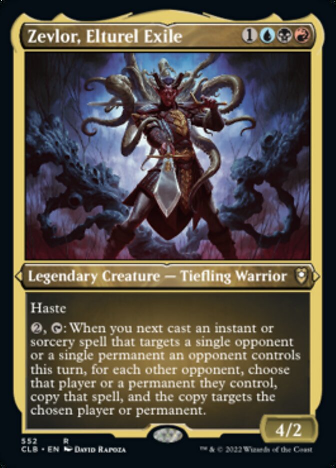 Zevlor, Elturel Exile (Foil Etched) [Commander Legends: Battle for Baldur's Gate] | Odin's Place