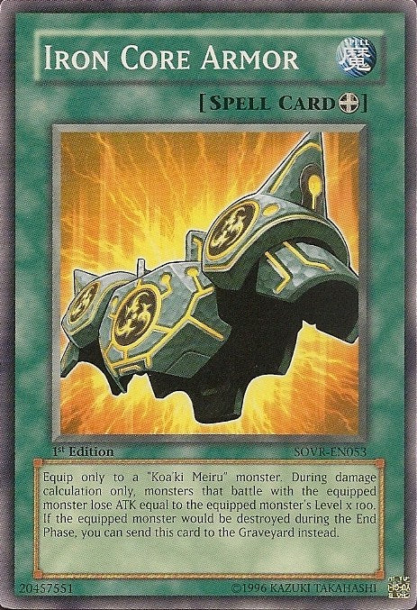 Iron Core Armor [SOVR-EN053] Common | Odin's Place