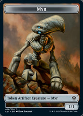 Myr // Treasure Double-Sided Token [Commander 2021 Tokens] | Odin's Place