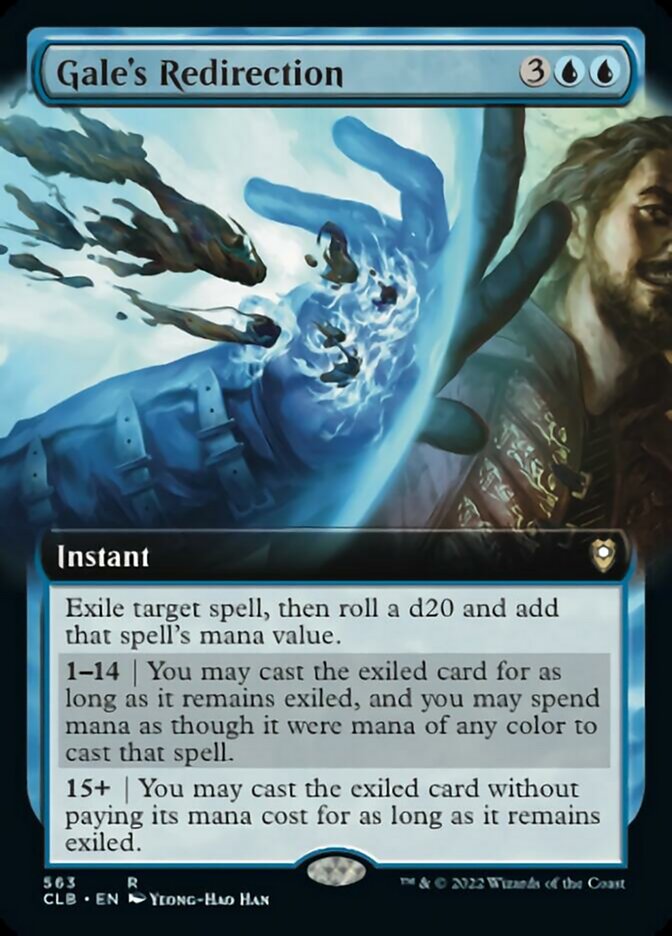 Gale's Redirection (Extended Art) [Commander Legends: Battle for Baldur's Gate] | Odin's Place