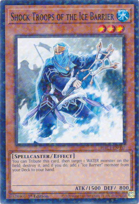 Shock Troops of the Ice Barrier (Duel Terminal) [HAC1-EN037] Common | Odin's Place