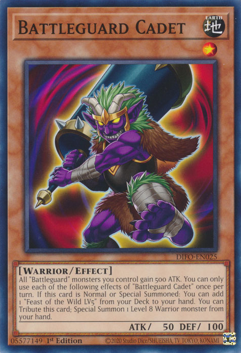 Battleguard Cadet [DIFO-EN025] Common | Odin's Place