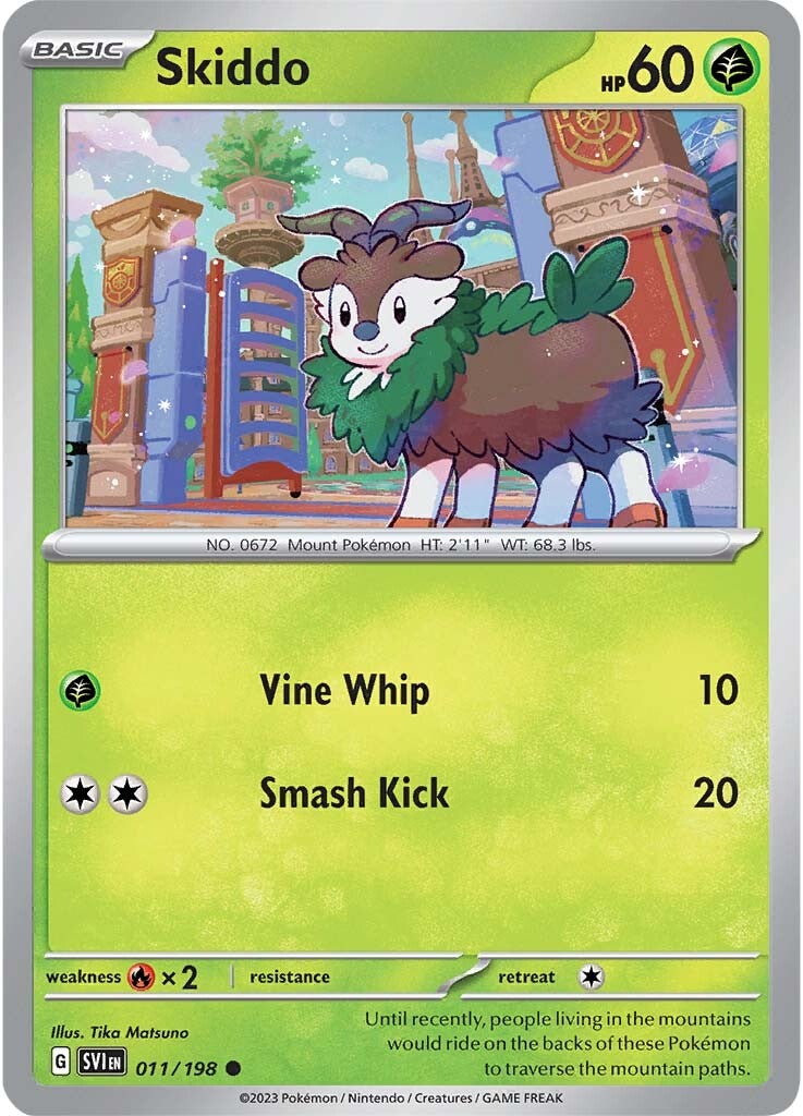 Skiddo (011/198) [Scarlet & Violet: Base Set] | Odin's Place