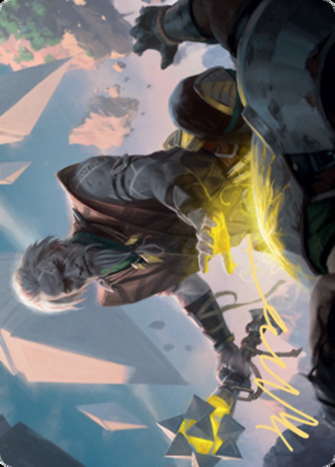 Expedition Healer Art Card (Gold-Stamped Signature) [Zendikar Rising Art Series] | Odin's Place