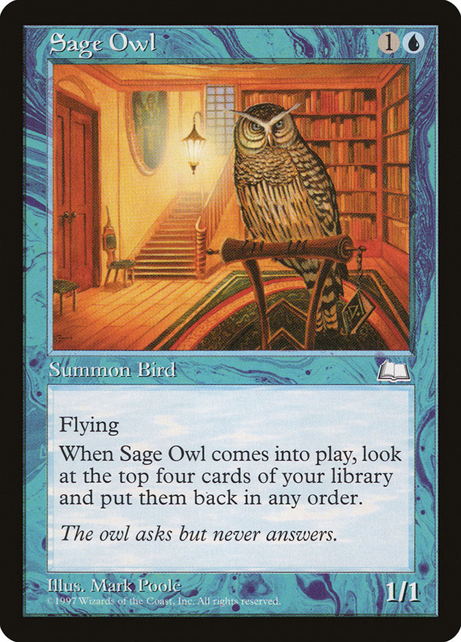 Sage Owl (52) [Weatherlight] | Odin's Place