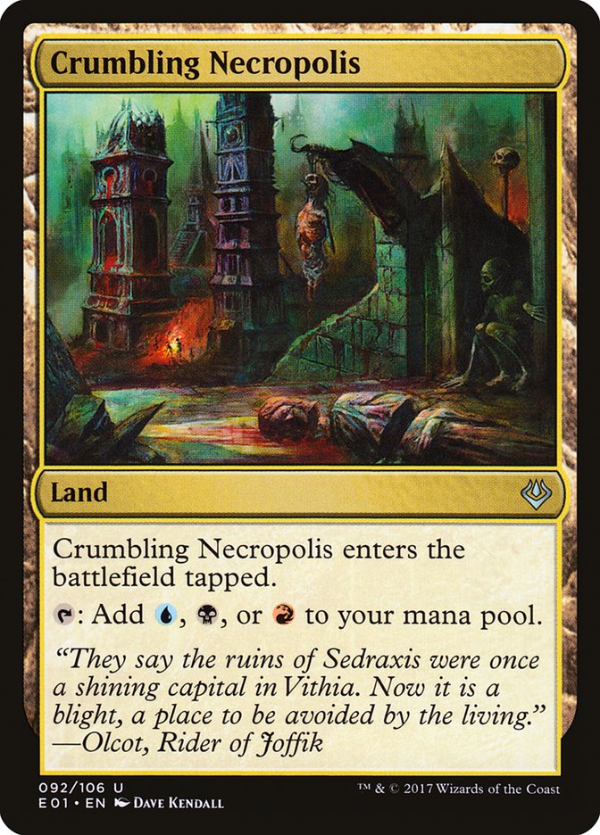 Crumbling Necropolis (92) [Archenemy: Nicol Bolas] | Odin's Place