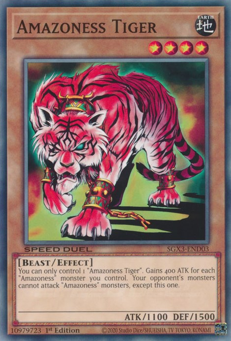 Amazoness Tiger [SGX3-END03] Common | Odin's Place