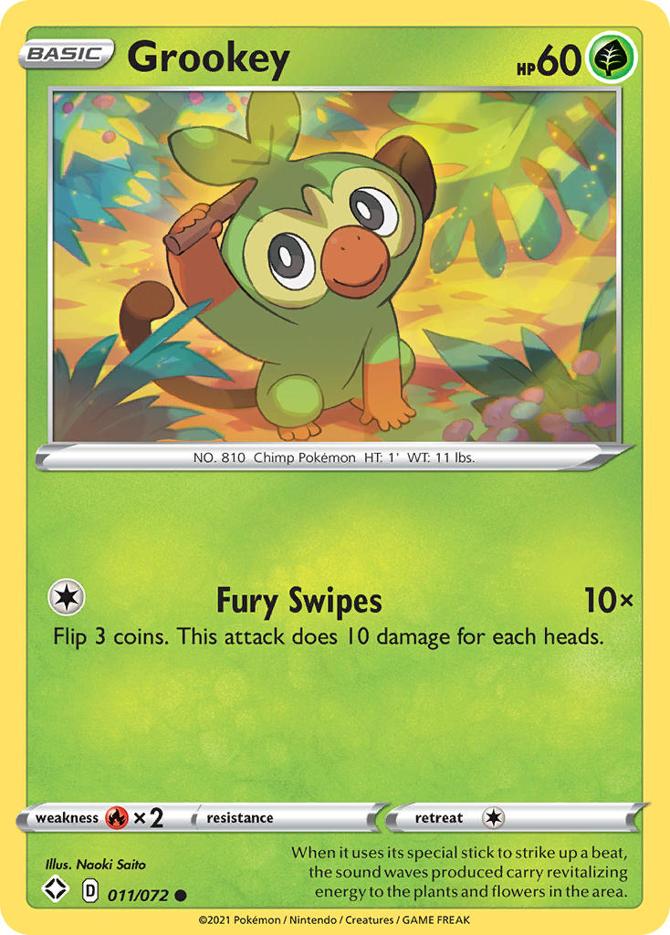 Grookey (011/072) [Sword & Shield: Shining Fates] | Odin's Place