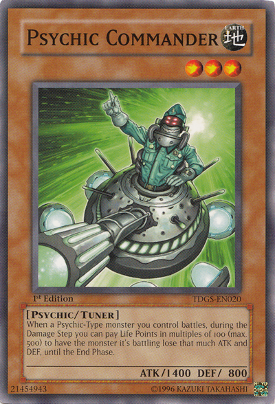 Psychic Commander [TDGS-EN020] Common | Odin's Place