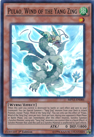 Pulao, Wind of the Yang Zing [MP15-EN086] Super Rare | Odin's Place