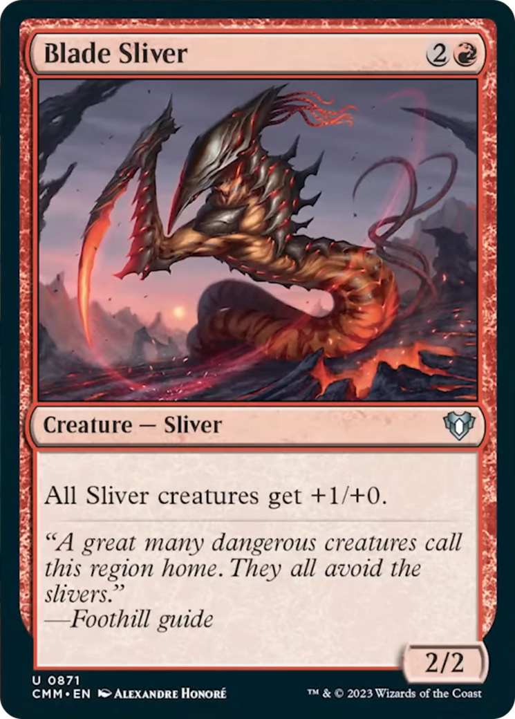 Blade Sliver [Commander Masters] | Odin's Place