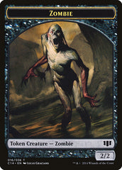 Ob Nixilis of the Black Oath Emblem // Zombie (016/036) Double-Sided Token [Commander 2014 Tokens] | Odin's Place