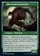 Burly Breaker // Dire-Strain Demolisher [Innistrad: Midnight Hunt] | Odin's Place