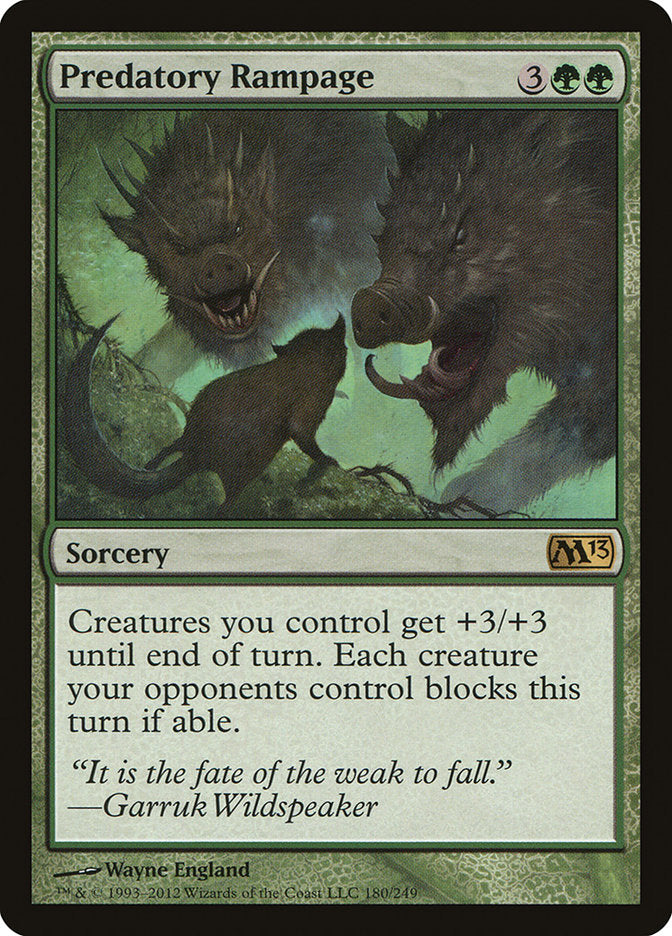 Predatory Rampage (180) [Magic 2013] | Odin's Place