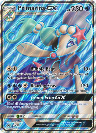 Primarina GX (SM39) (Jumbo Card) [Sun & Moon: Black Star Promos] | Odin's Place