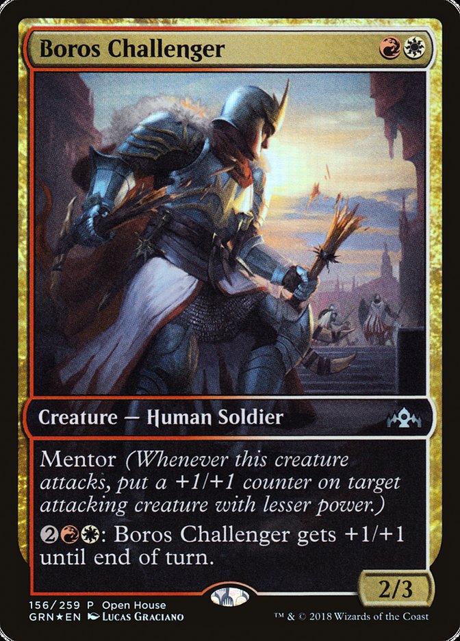 Boros Challenger (156) (Open House) [Guilds of Ravnica Promos] | Odin's Place