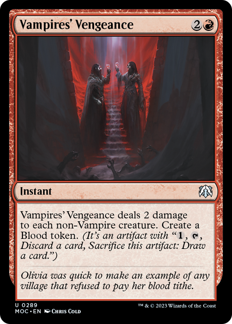 Vampires' Vengeance [March of the Machine Commander] | Odin's Place