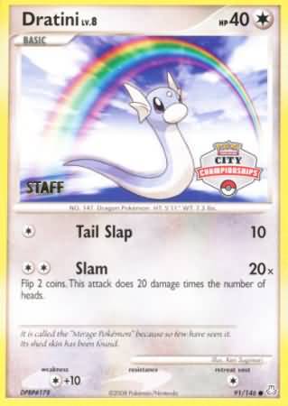 Dratini (91/146) (City Championship Promo Staff) [Diamond & Pearl: Legends Awakened] | Odin's Place