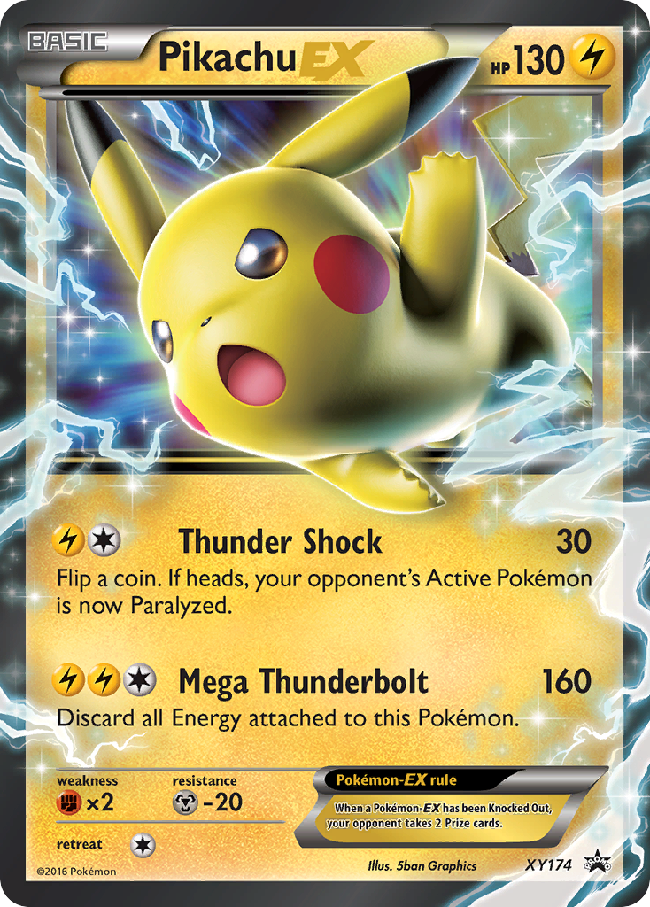 Pikachu EX (XY174) [XY: Black Star Promos] | Odin's Place