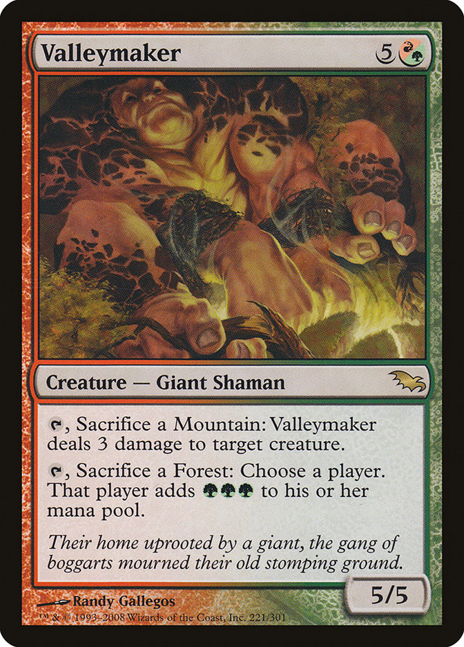 Valleymaker (221) [Shadowmoor] | Odin's Place