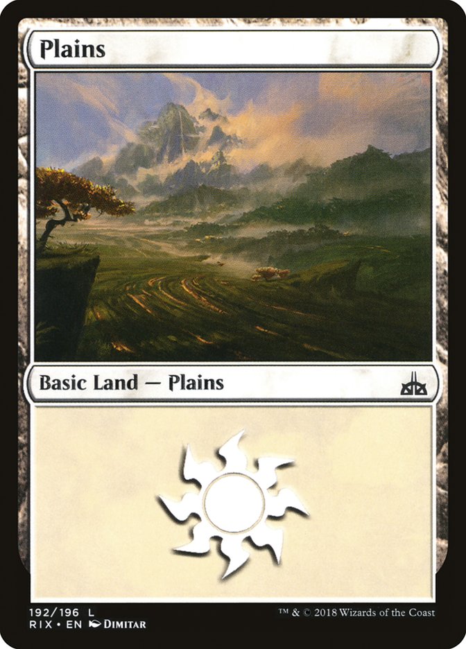 Plains (192) [Rivals of Ixalan] | Odin's Place