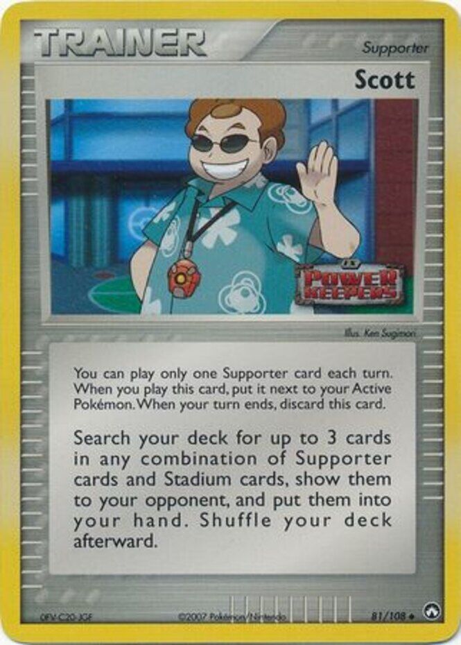 Scott (81/108) (Stamped) [EX: Power Keepers] | Odin's Place