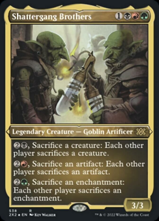 Shattergang Brothers (Foil Etched) [Double Masters 2022] | Odin's Place