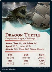 Dragon Turtle Art Card [Dungeons & Dragons: Adventures in the Forgotten Realms Art Series] | Odin's Place