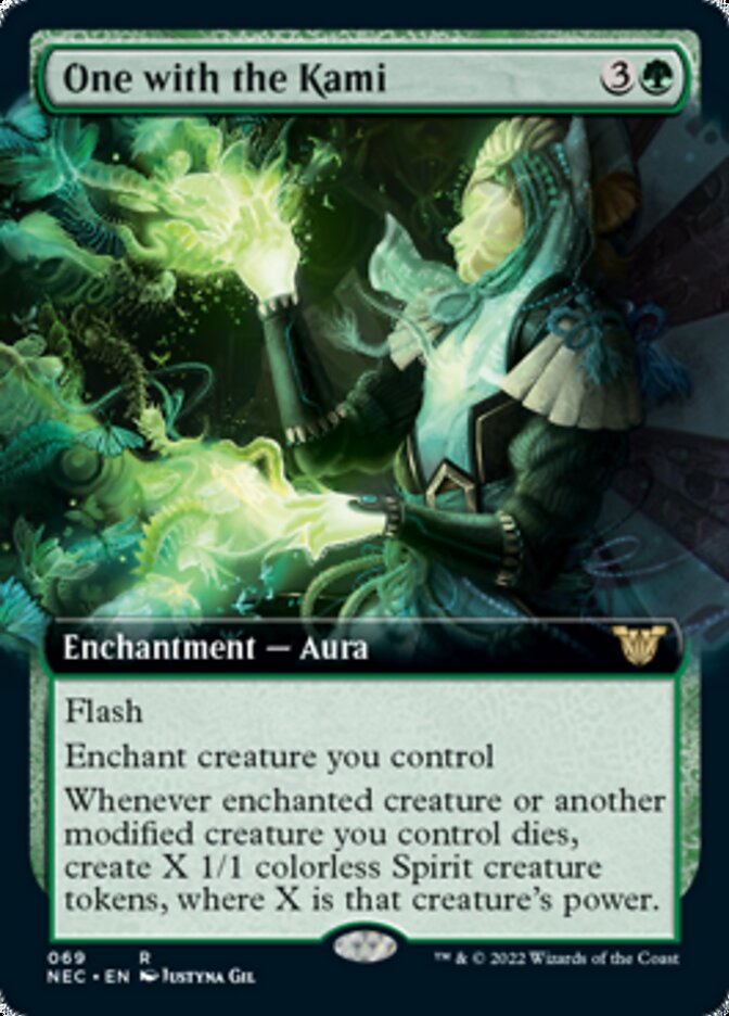 One with the Kami (Extended Art) [Kamigawa: Neon Dynasty Commander] | Odin's Place