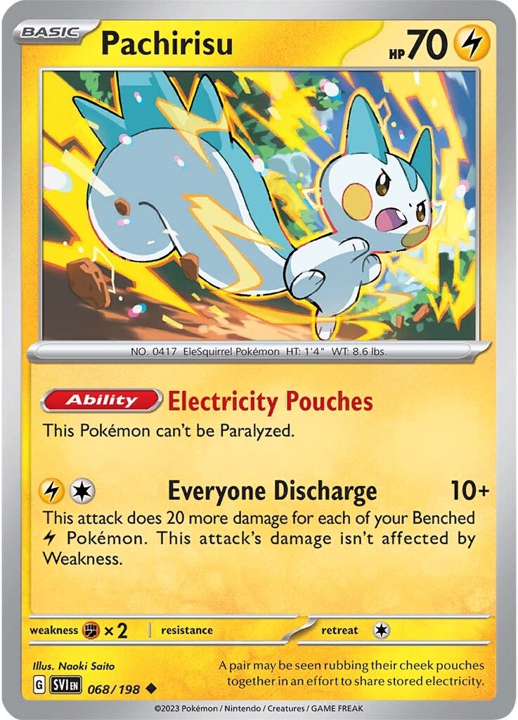 Pachirisu (068/198) [Scarlet & Violet: Base Set] | Odin's Place