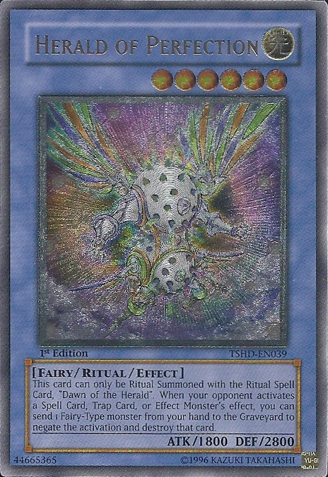 Herald of Perfection [TSHD-EN039] Ultimate Rare | Odin's Place