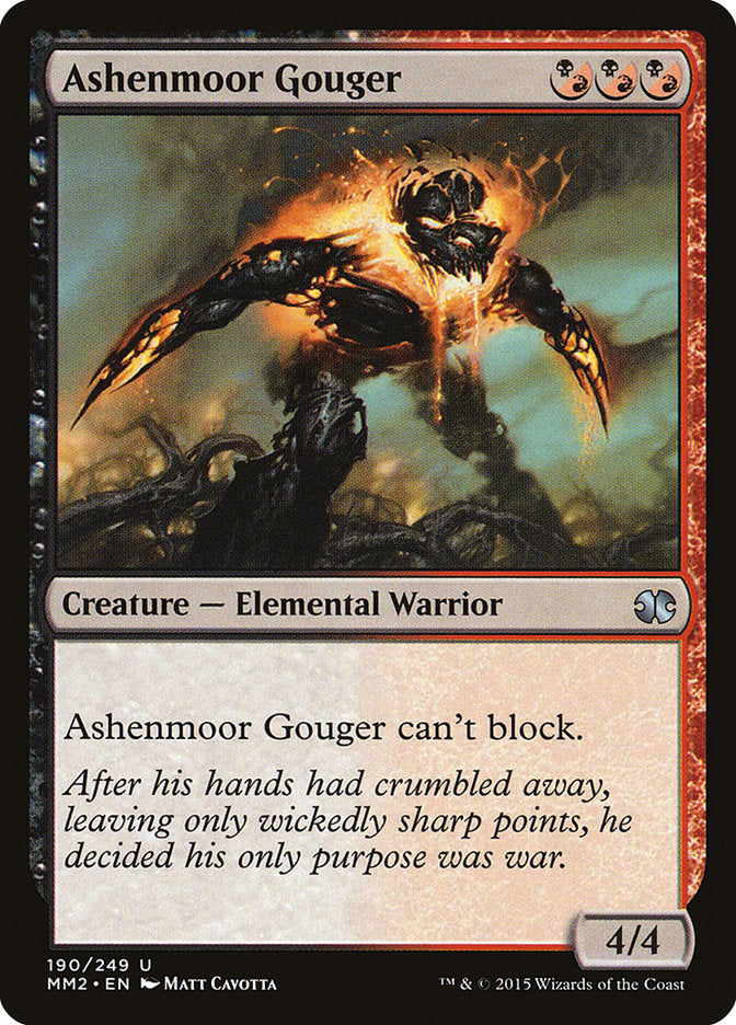 Ashenmoor Gouger (190) [Modern Masters 2015] | Odin's Place