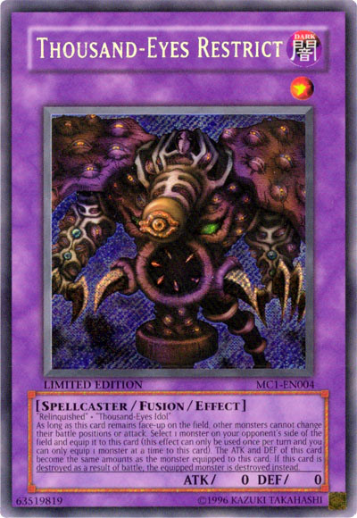 Thousand-Eyes Restrict [MC1-EN004] Secret Rare | Odin's Place