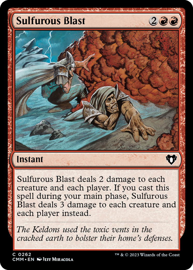 Sulfurous Blast [Commander Masters] | Odin's Place