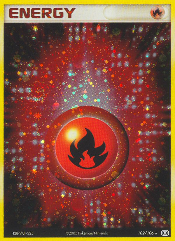 Fire Energy (102/106) [EX: Emerald] | Odin's Place